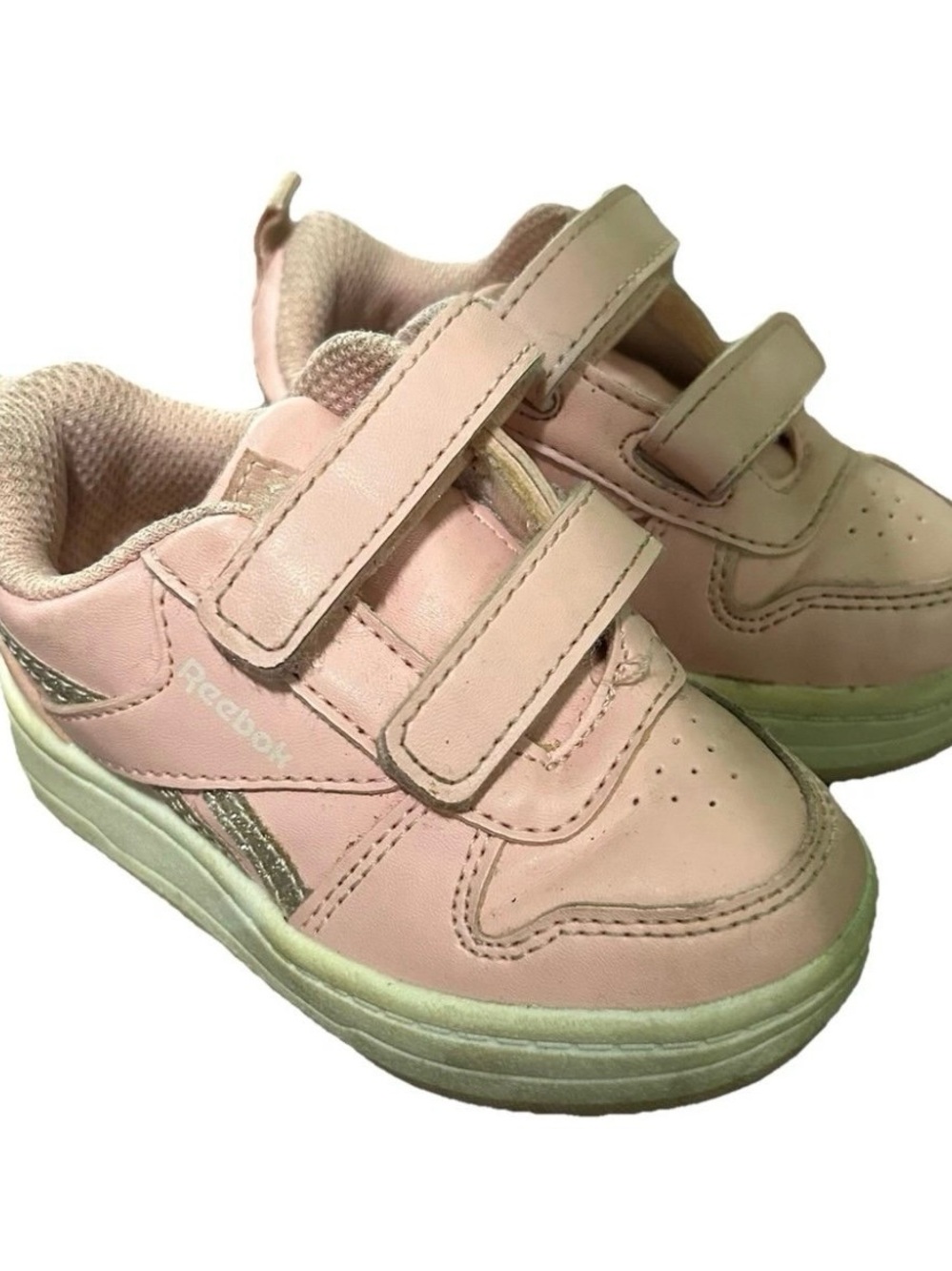 Toddler Girl Reebok Pink Sneakers Size 5